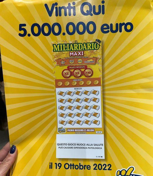 Chiuduno Porta A Casa 5 Milioni Con Un Gratta E Vinci Da 20 Euro Nel