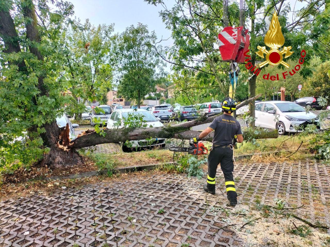 Tromba D Aria Sferza Il Nord Lodigiano Decine Di Chiamate Ai Vigili