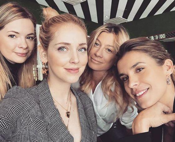 Chiara Ferragni Elisabetta Canalis E Maddalena Corvaglia Brunch Tra