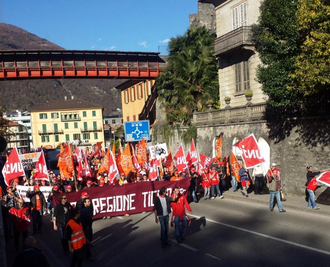 Frontalieri Delledilizia In Sciopero In Ticino Chiuso Il Novanta Per