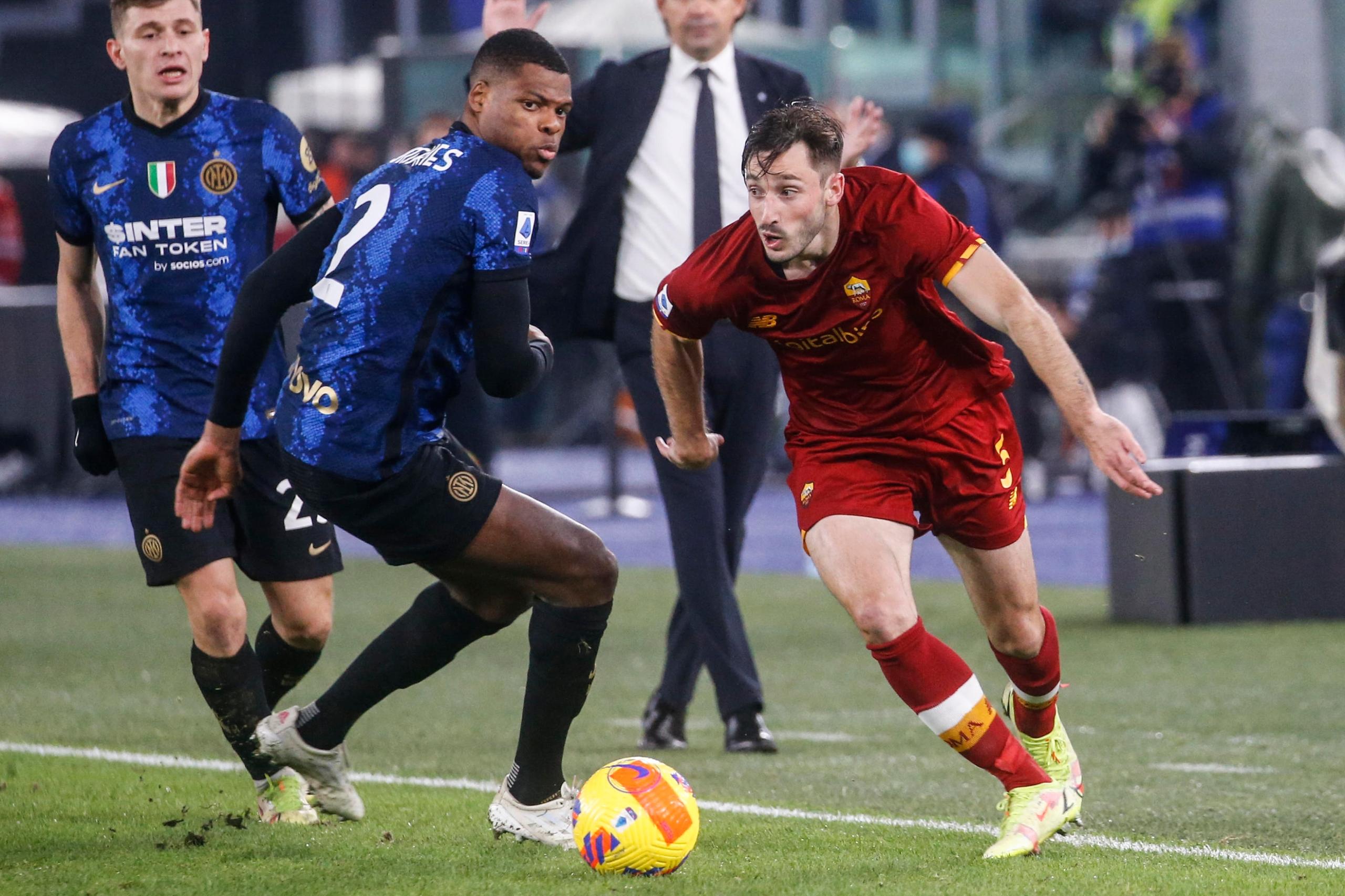 Roma Inter Le Pagelle Dumfries Tra Gol E Salvataggi Handanovic Inoperoso