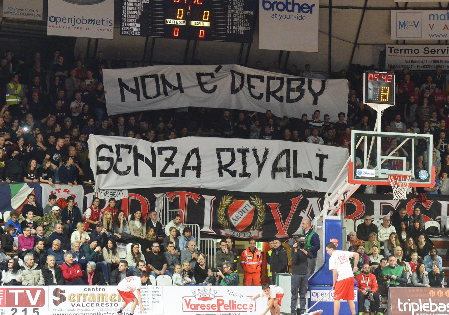 Match a rischio derby vietato ai varesini niente trasferta contro Cantù