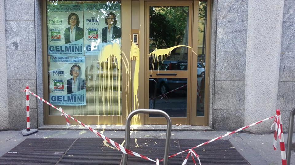 Vandali In Azione Contro Comitato Elettorale Di Mariastella Gelmini