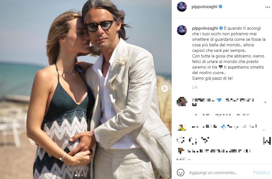 Filippo Inzaghi E Angela Robusti Presto Genitori La Coppia Aspetta Un