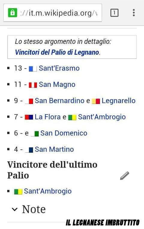 Sant Ambrogio Ha Vinto Il Palio Di Legnano Wikipedia Cambia Il