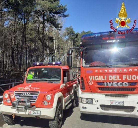 Vento forte e siccità Incendi alle Groane