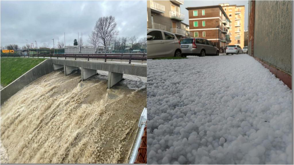 Pioggia Senza Sosta E Incubo Grandine A Milano Pronti A Riempire