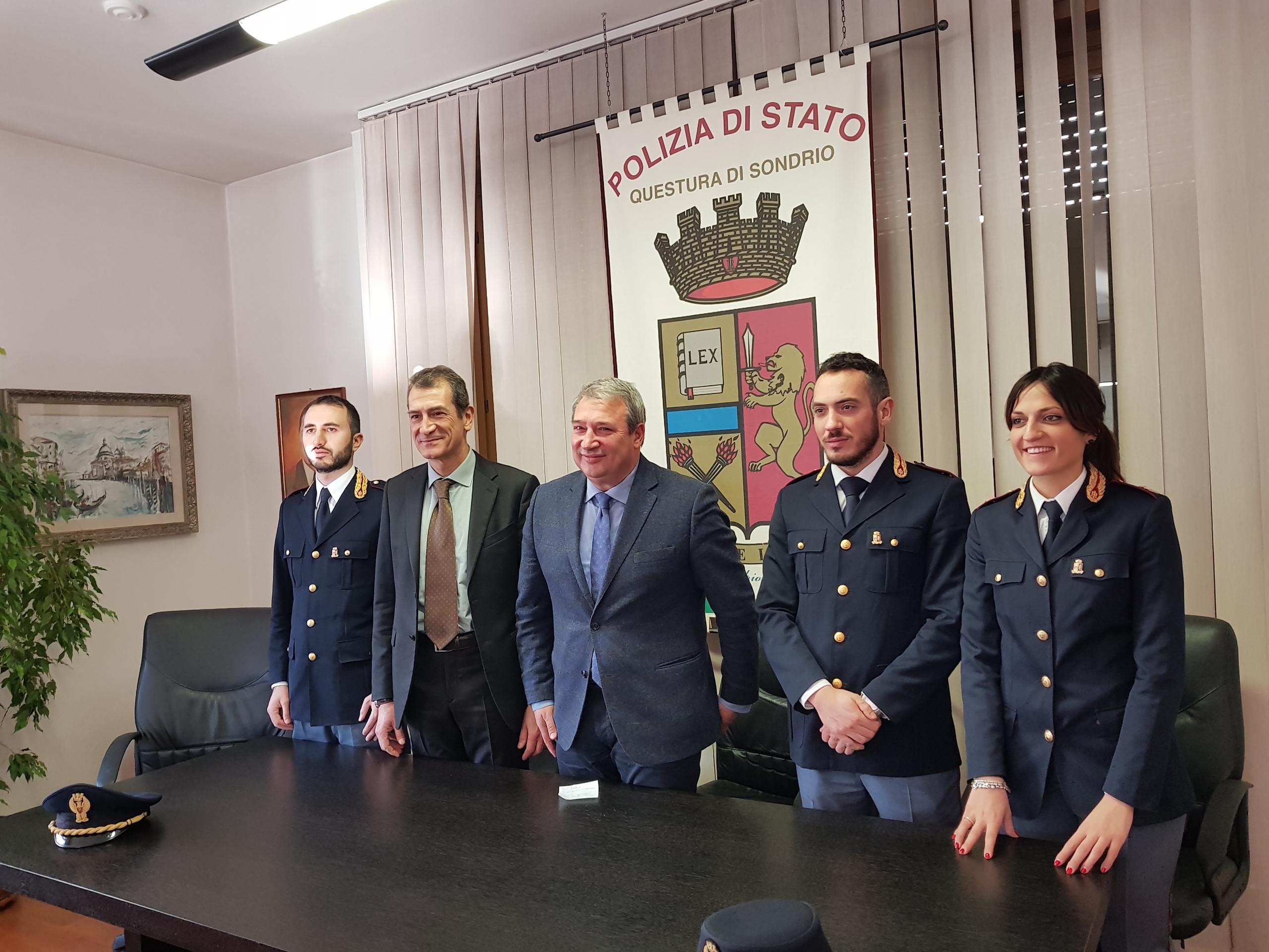 Due Nuovi Dirigenti Per La Questura Di Sondrio