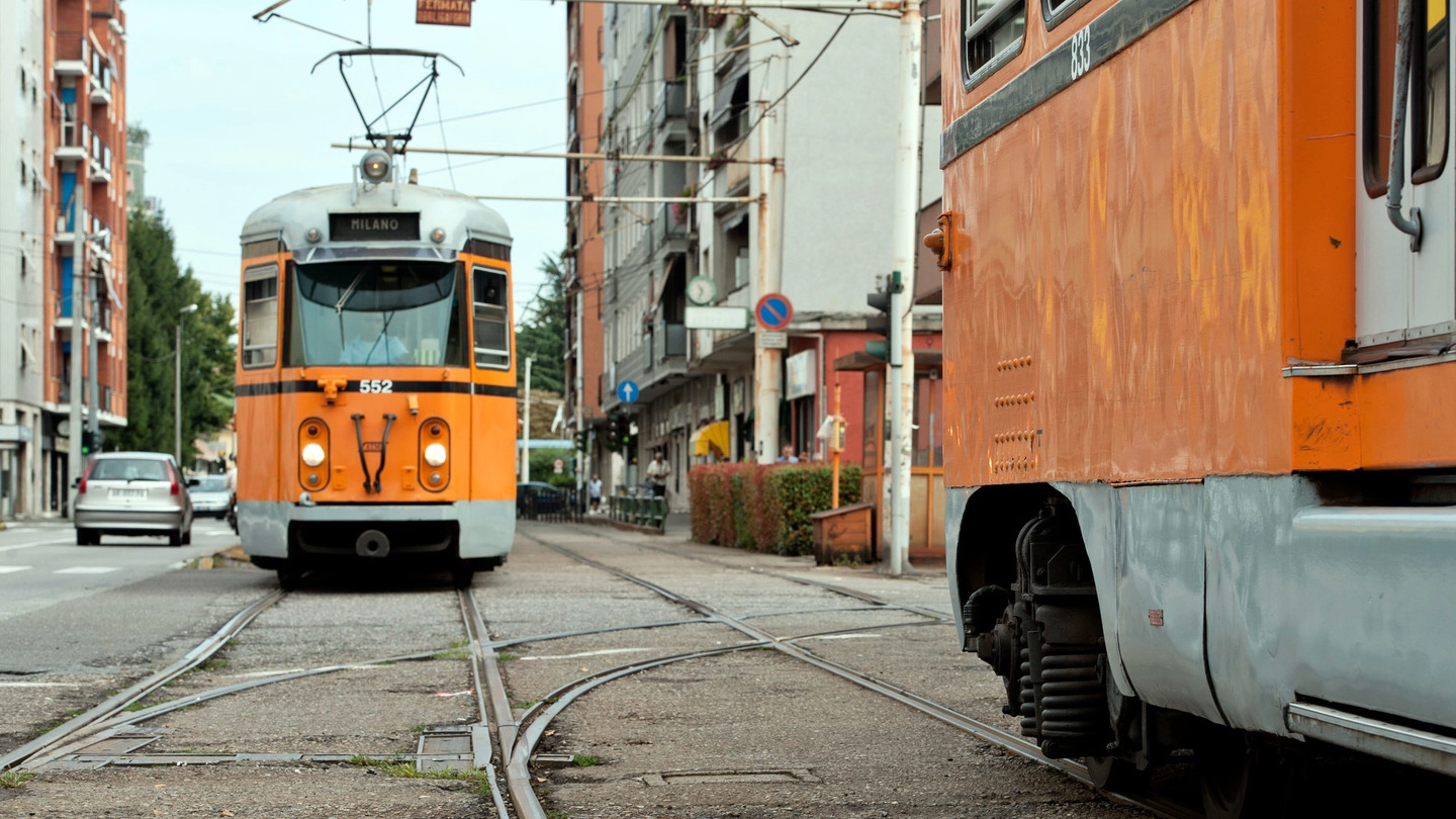 Tram a Milano (Archivio)