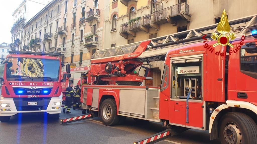 Incendio In Un Condominio Di Via Morgagni Inquilini Evacuati