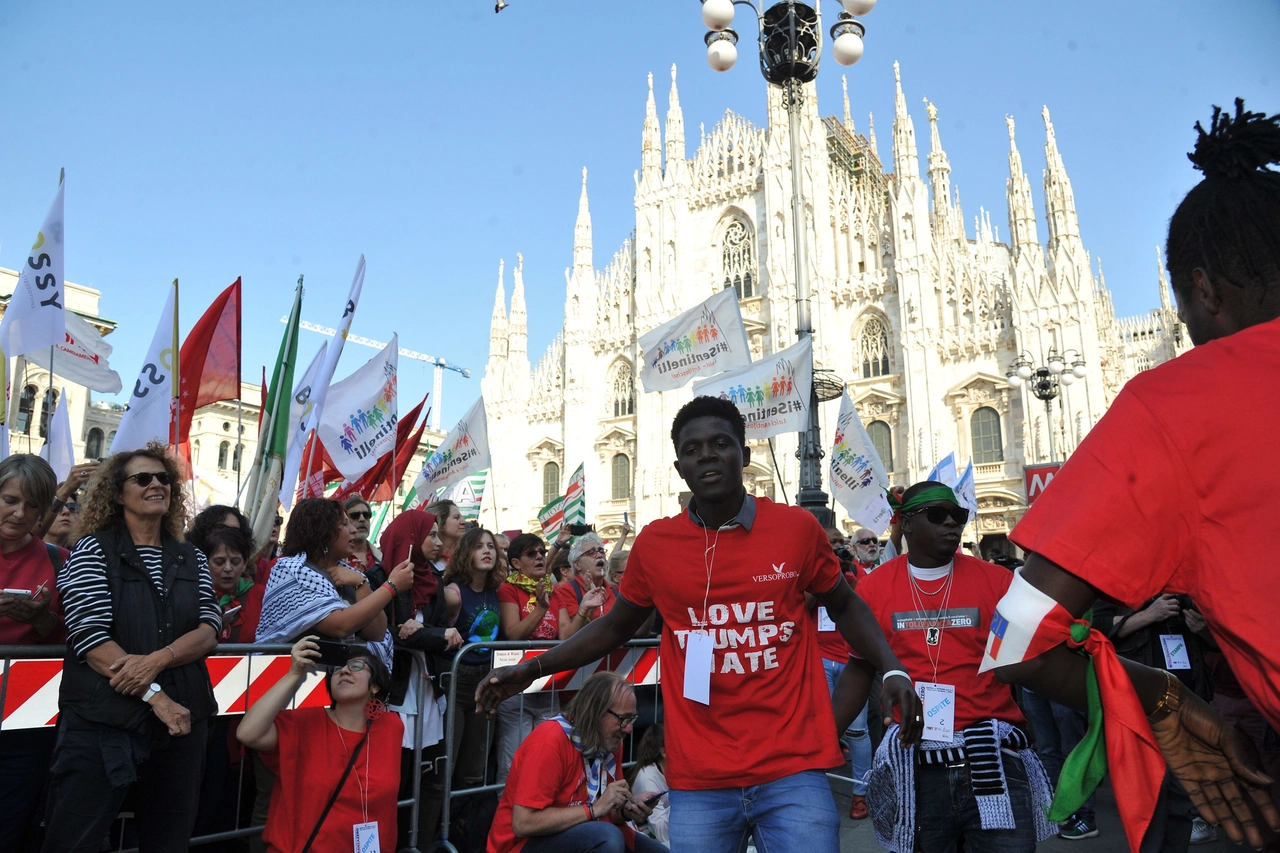 Manifestazione contro razzismo e intolleranza