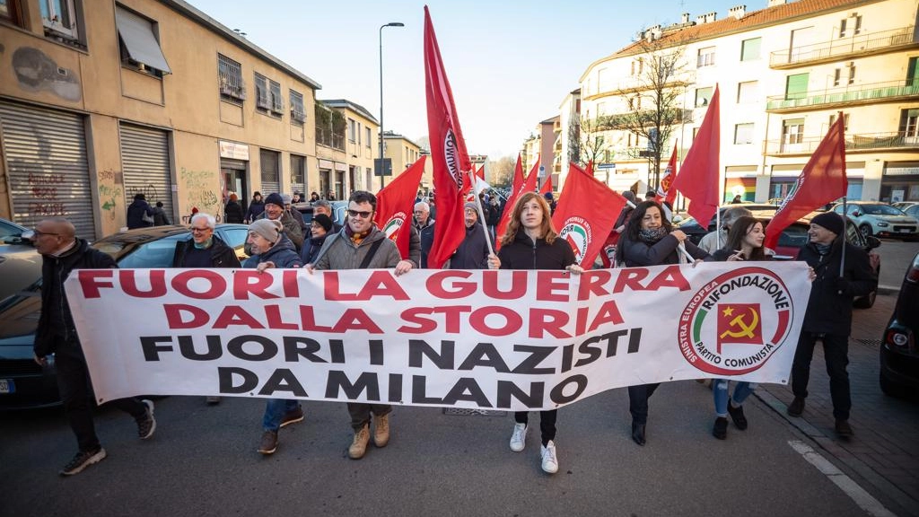 Il presidio Cgil in piazza Prealpi (Foto Canella)