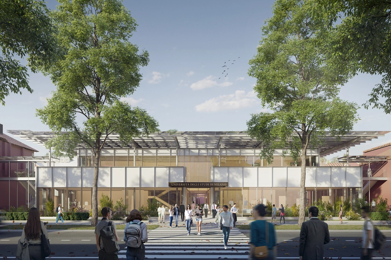 Il rendering del nuovo campus della Statale in via Celoria