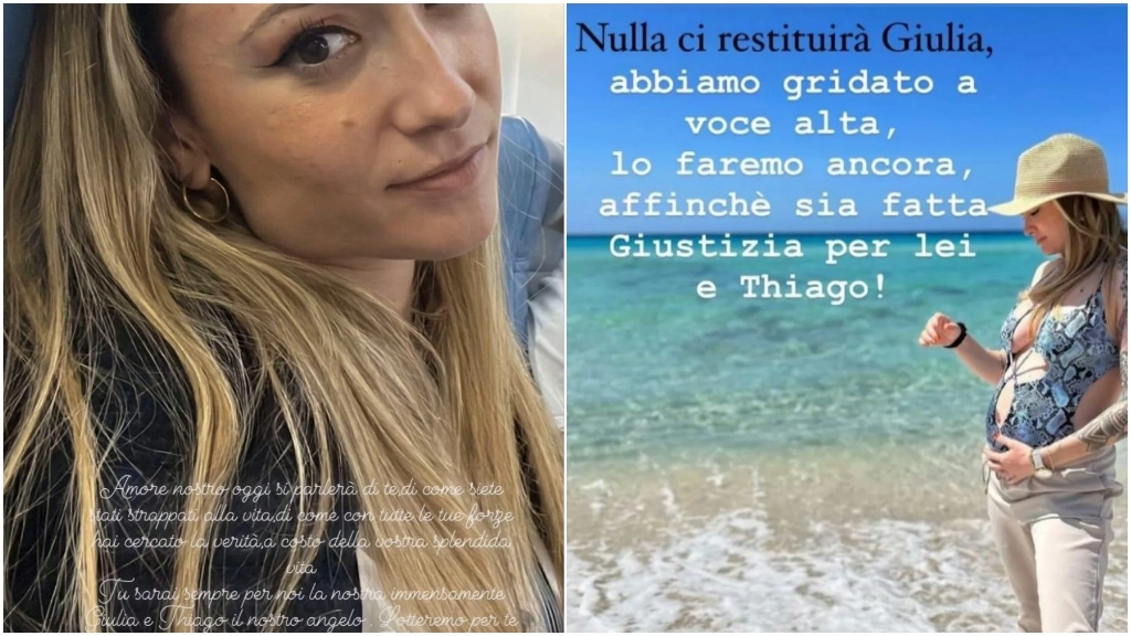 I messaggi su Instagram dei genitori di Giulia Tramontano