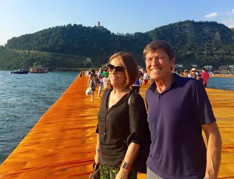 The Floating Piers, Gianni Morandi sulla passerella di Christo: "Esperienza unica"