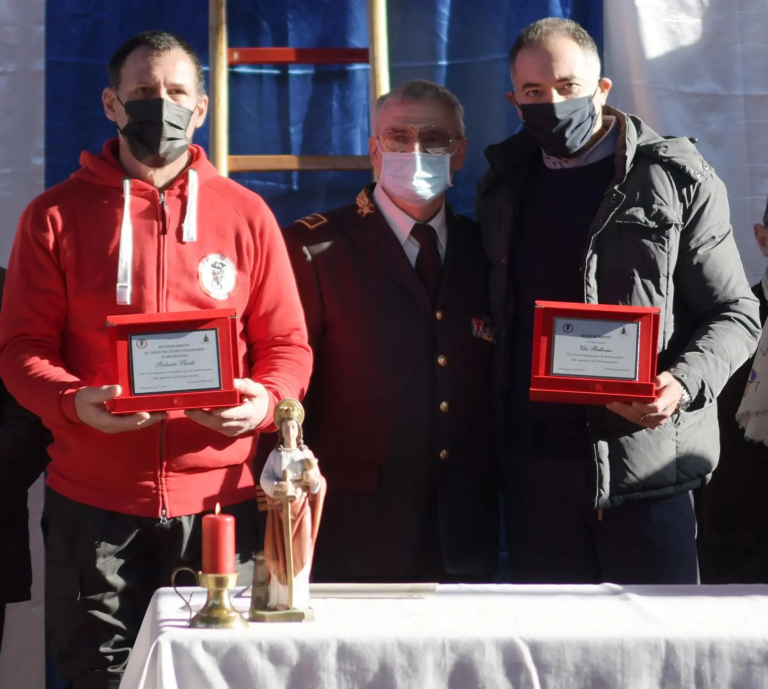 Vigili del fuoco Premiato Vito Bellomo