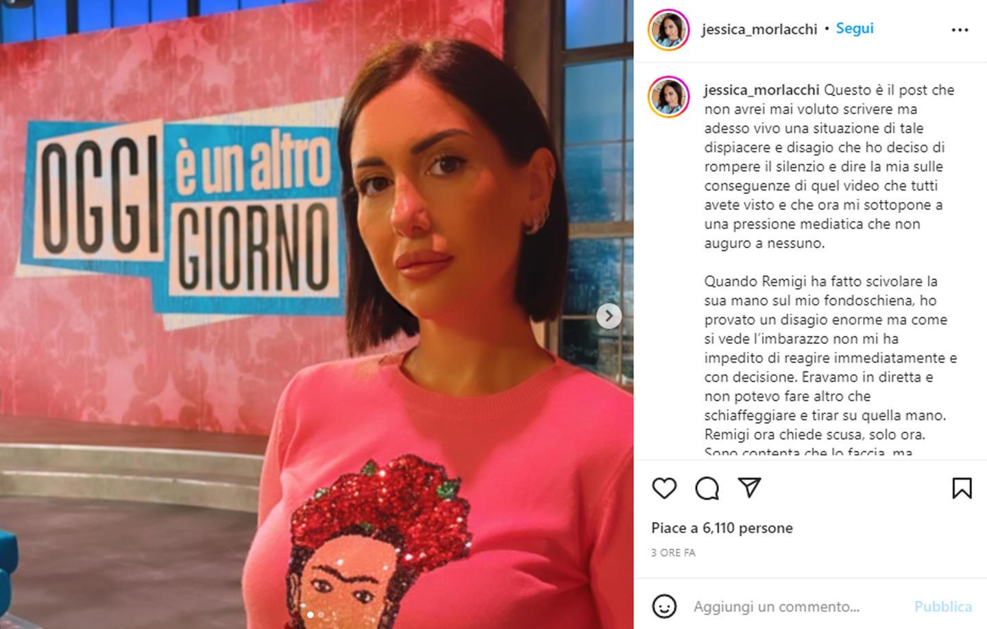 Jessica Morlacchi E Le Molestie In Diretta Replica A Memo Remigi