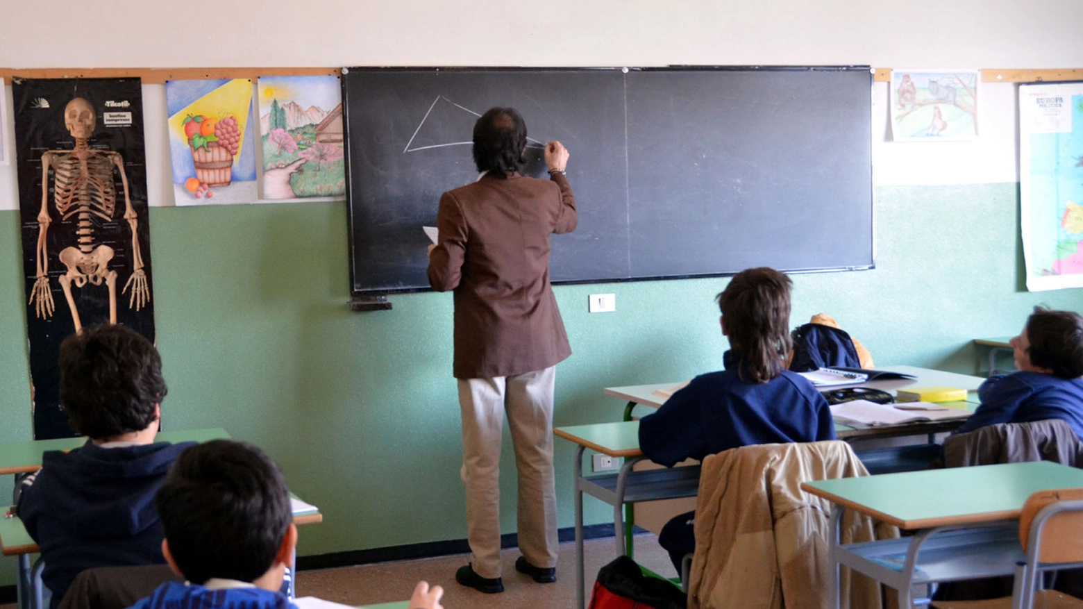 Un insegnante (Foto di archivio)