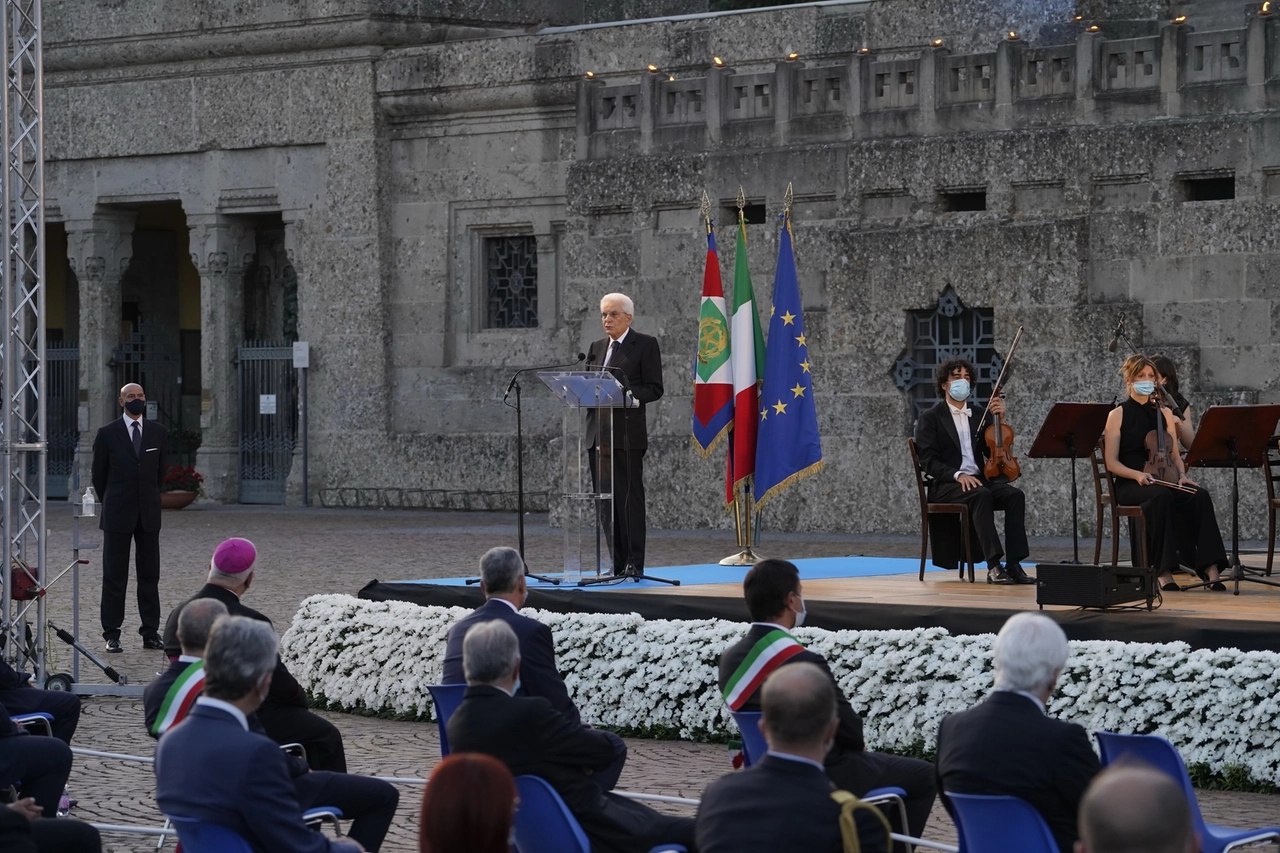 Sergio Mattarella a Bergamo (credits Gianfranco Rota/Comune di Bergamo)