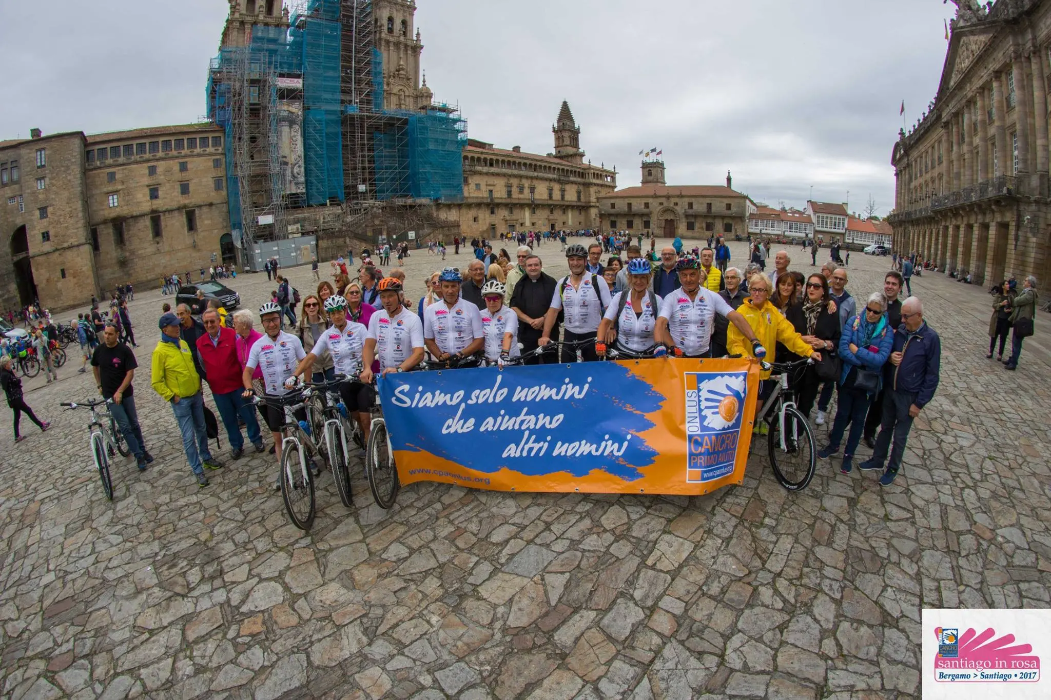 Livigno, in bici sul Cammino di Santiago per aiutare i malati di tumore