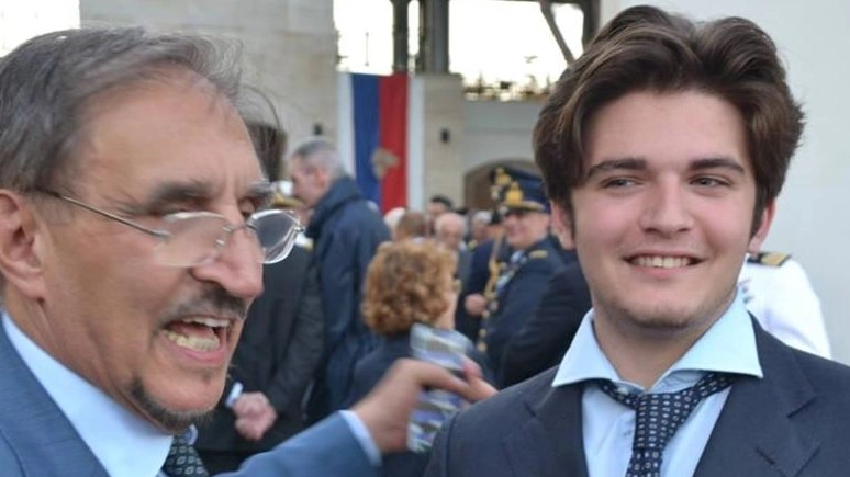 Ignazio La Russa con il figlio Leonardo Apache