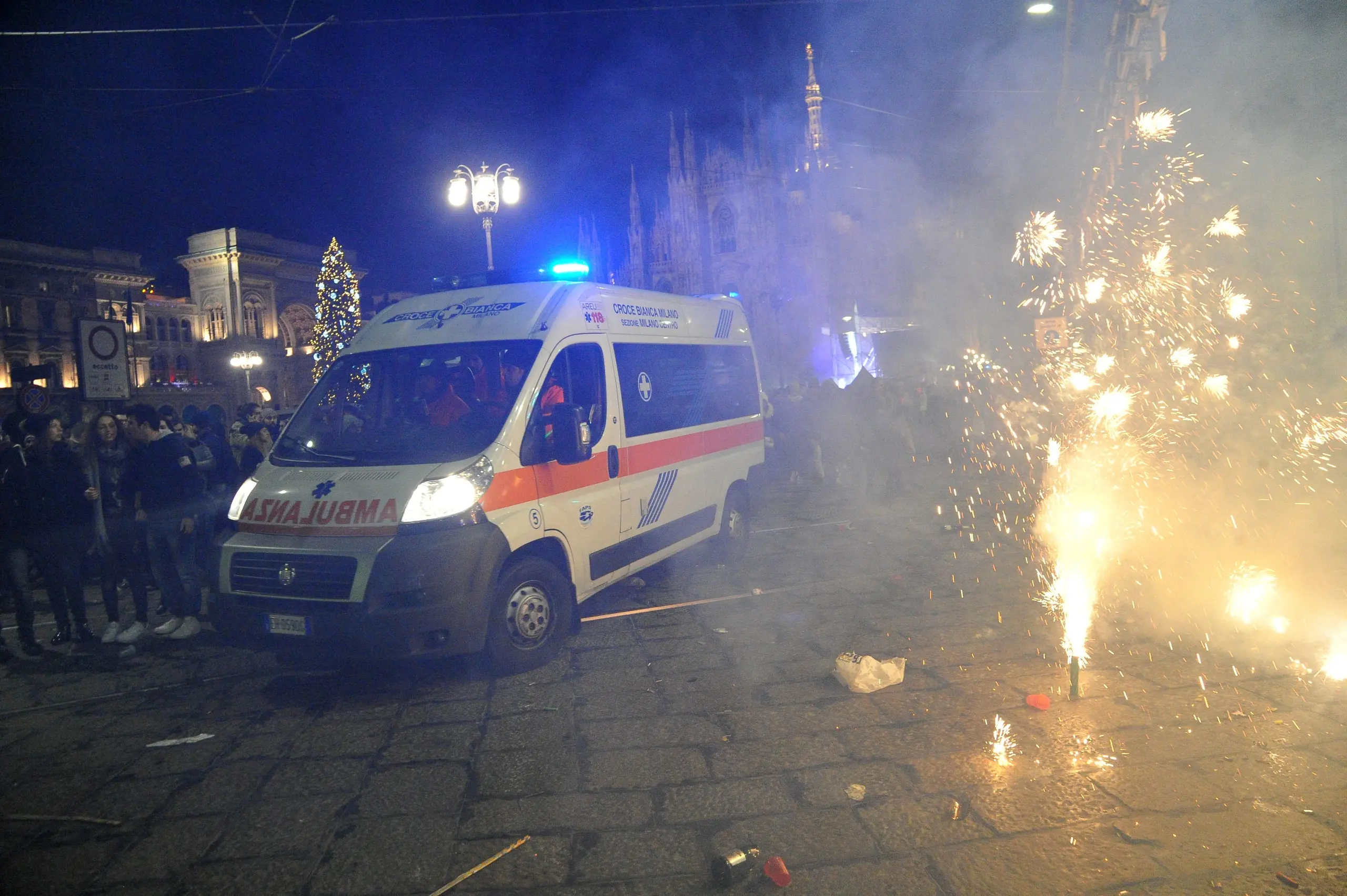 Botti di Capodanno, dieci persone ferite