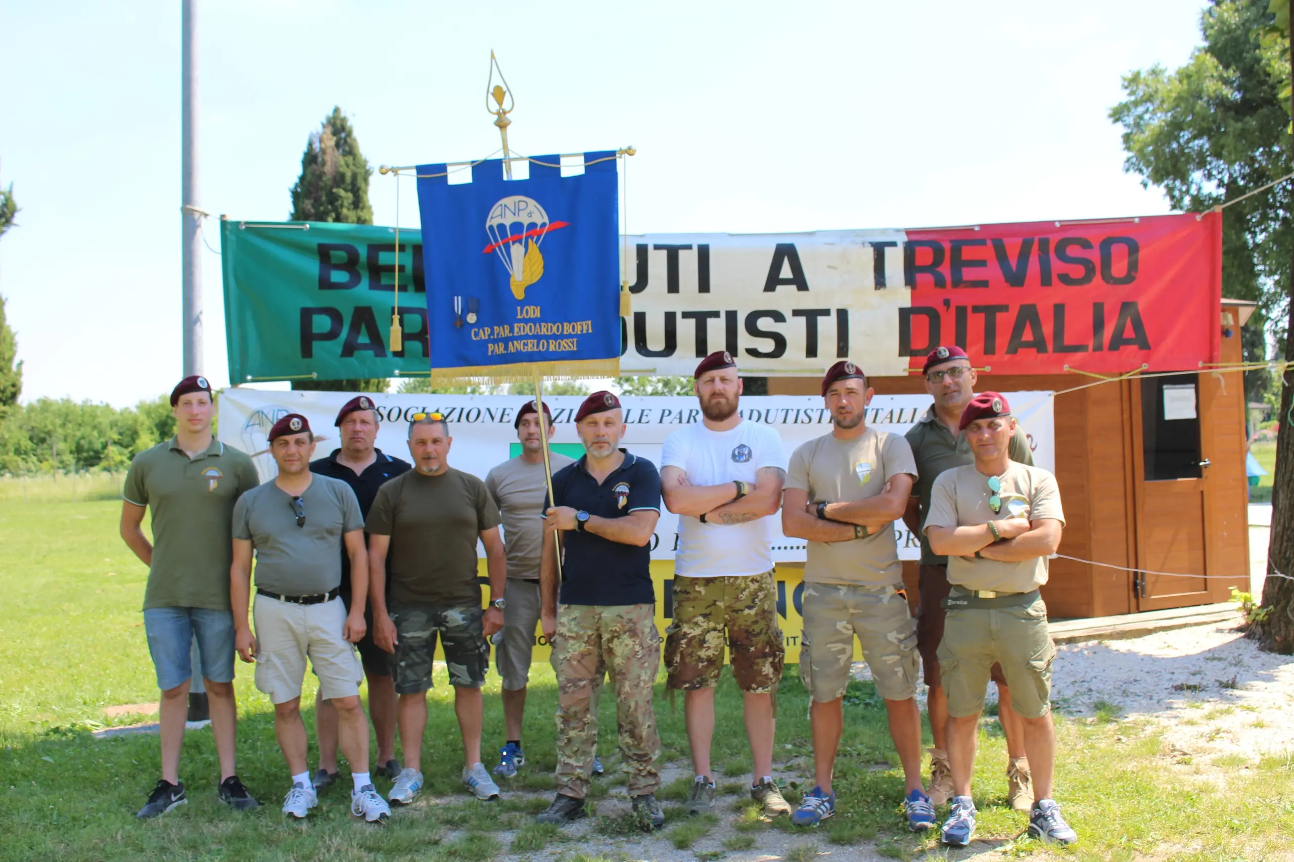 I parà di Lodi terzi alla 'zavorrata di Montello'