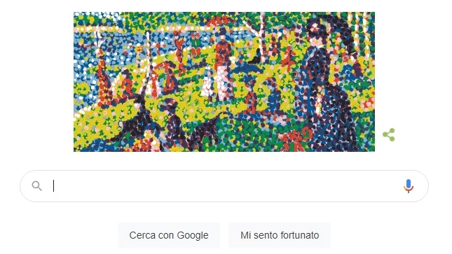 Doodle di Google dedicato a George Seraut