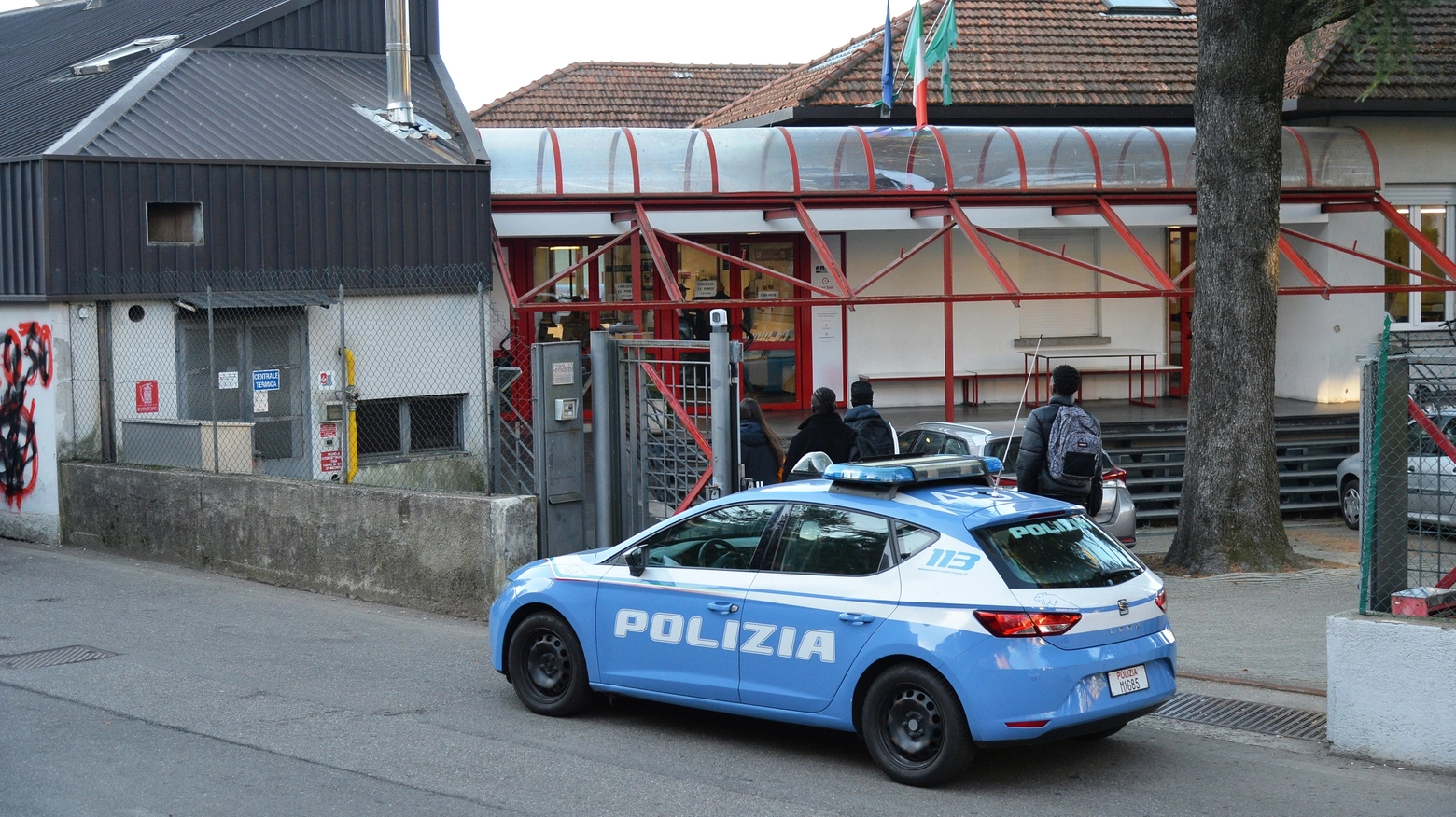 Varese, la polizia intervenuta all'Enaip