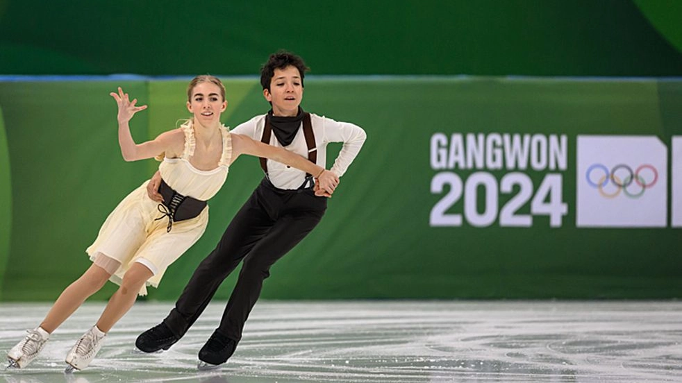 Zoe Bianchi e Pietro Rota (Foto FISG - Federazione Italiana Sport del Ghiaccio)