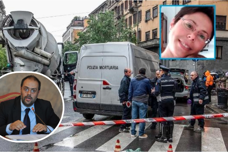 L'assessore Marco Granelli e la scena dell'incidente a Milano in cui è morta Cristina Scozia