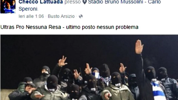 La foto pubblicata su  Facebook dal consigliere