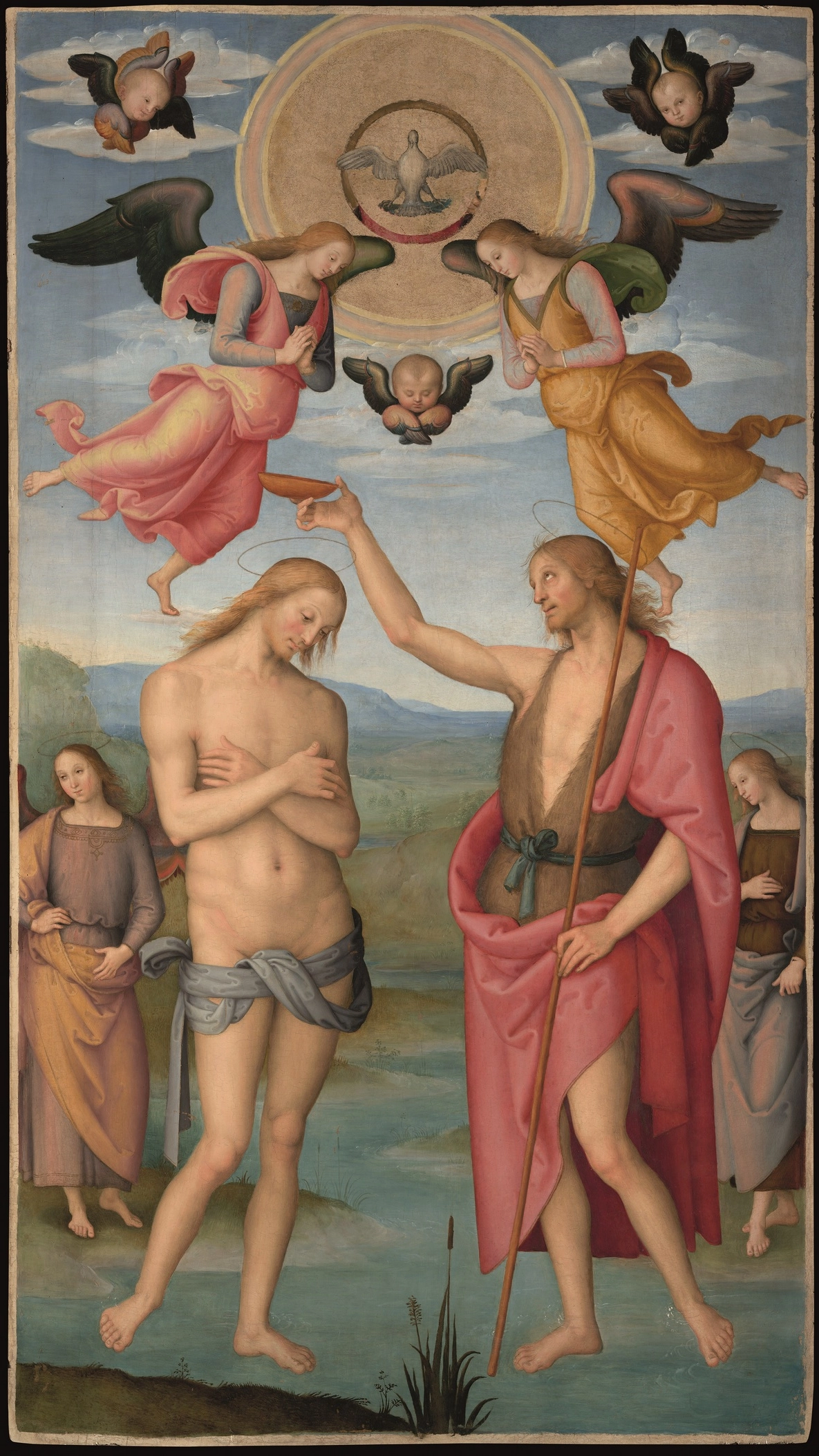 'Il Battesimo di Cristo' del Perugino