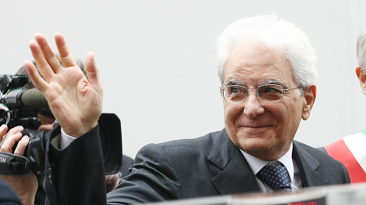 Il presidente della Repubblica Sergio Mattarella 