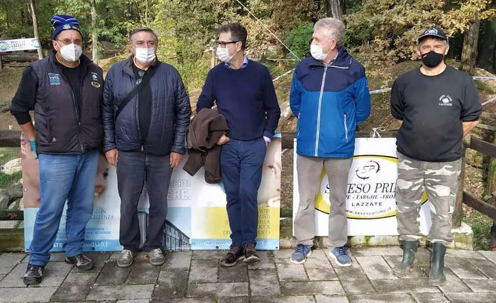 Al campo scuola del Moto Club Lazzate spuntano Fabio Fazio e il figlio appassionato di trial