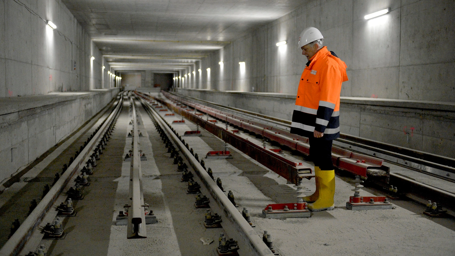 Il cantiere del prolungamento del metrò