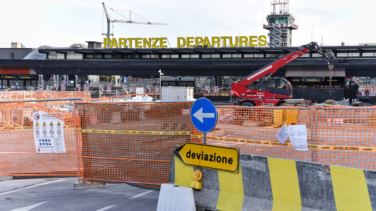 Lavori per ampliare la ferrovia che collega alla Malpensa