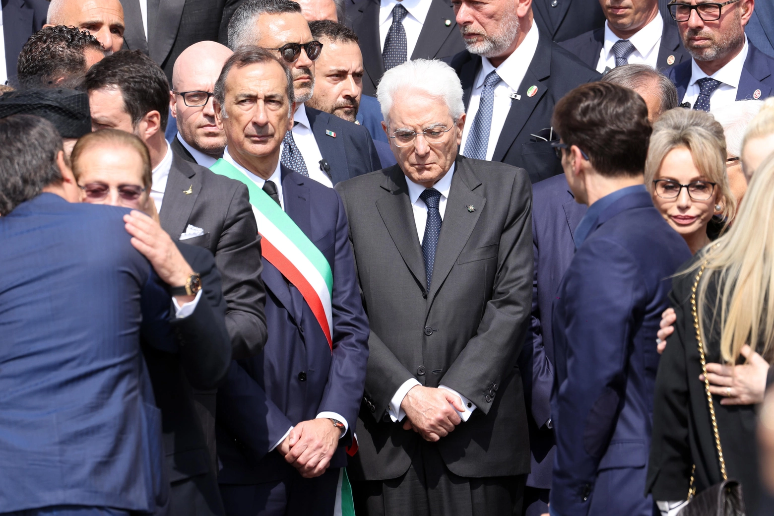 Il sindaco di Milano, Giuseppe Sala, e il presidente della Repubblica, Sergio Mattarella