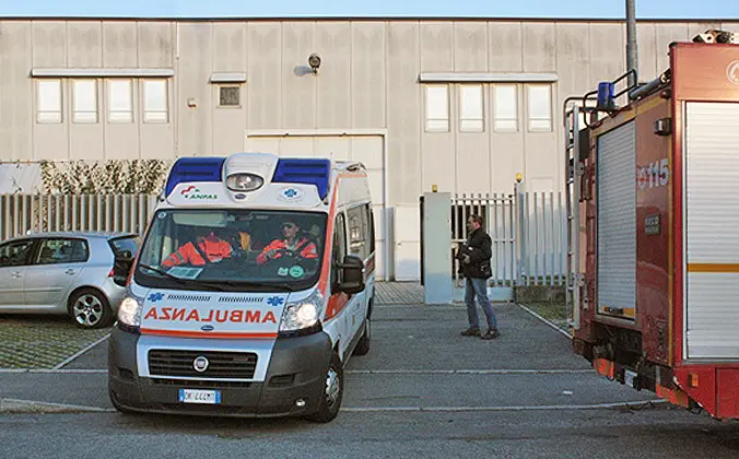 Bagnatica, incidente sul lavoro: grave operaio 48enne