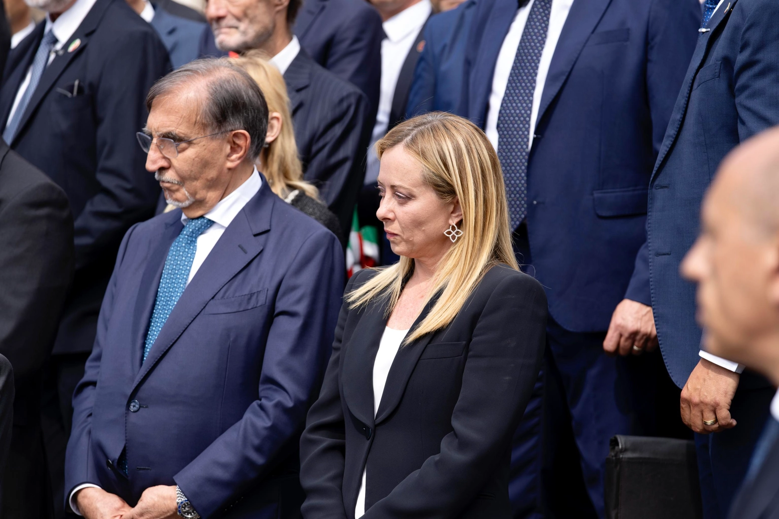 Il presidente del Senato Ignazio La Russa e la premier Giorgia Meloni