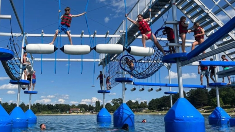 Dervio, il Ninja park sbarca sul lago di Como: è il primo in Italia