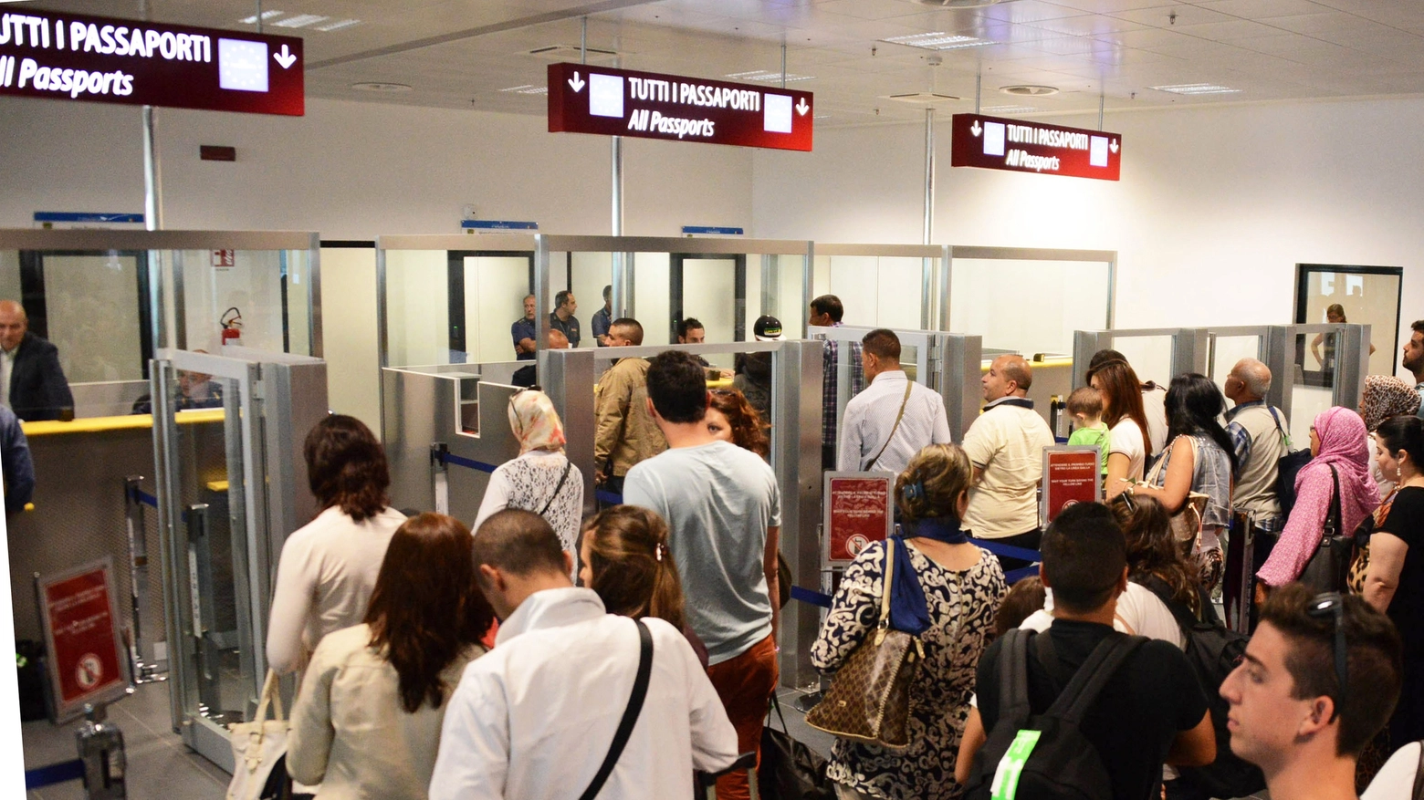 I due turchi sono stati fermati ai controlli doganali in aeroporto
