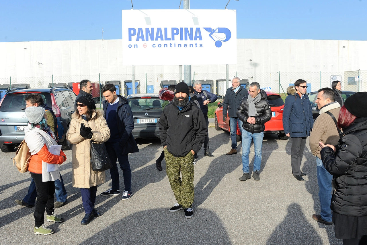 Sciopero alla Panalpina di Cerro Maggiore