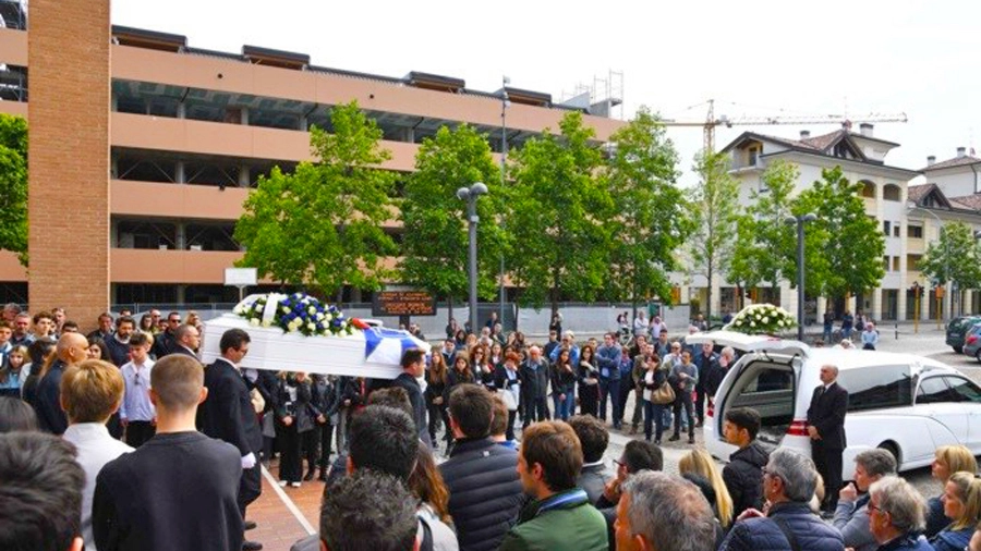 Il funerale di Gabriele Raffa