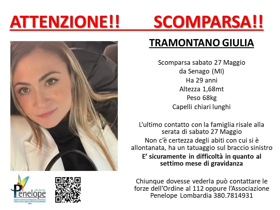 Giulia Tramontano scomparsa, la gravidanza e l’ultimo messaggio: sono turbata