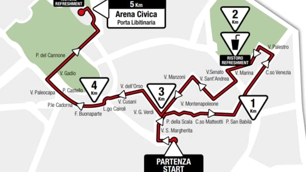 Percorso 5 km