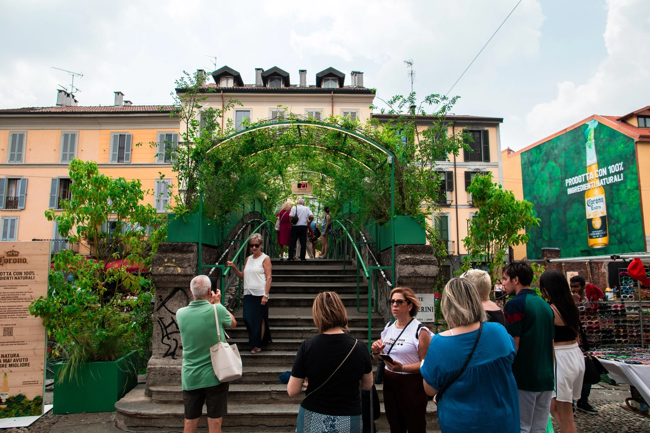 Natura Urbana, tunnel verde esperienziale sul ponte Alda Merini