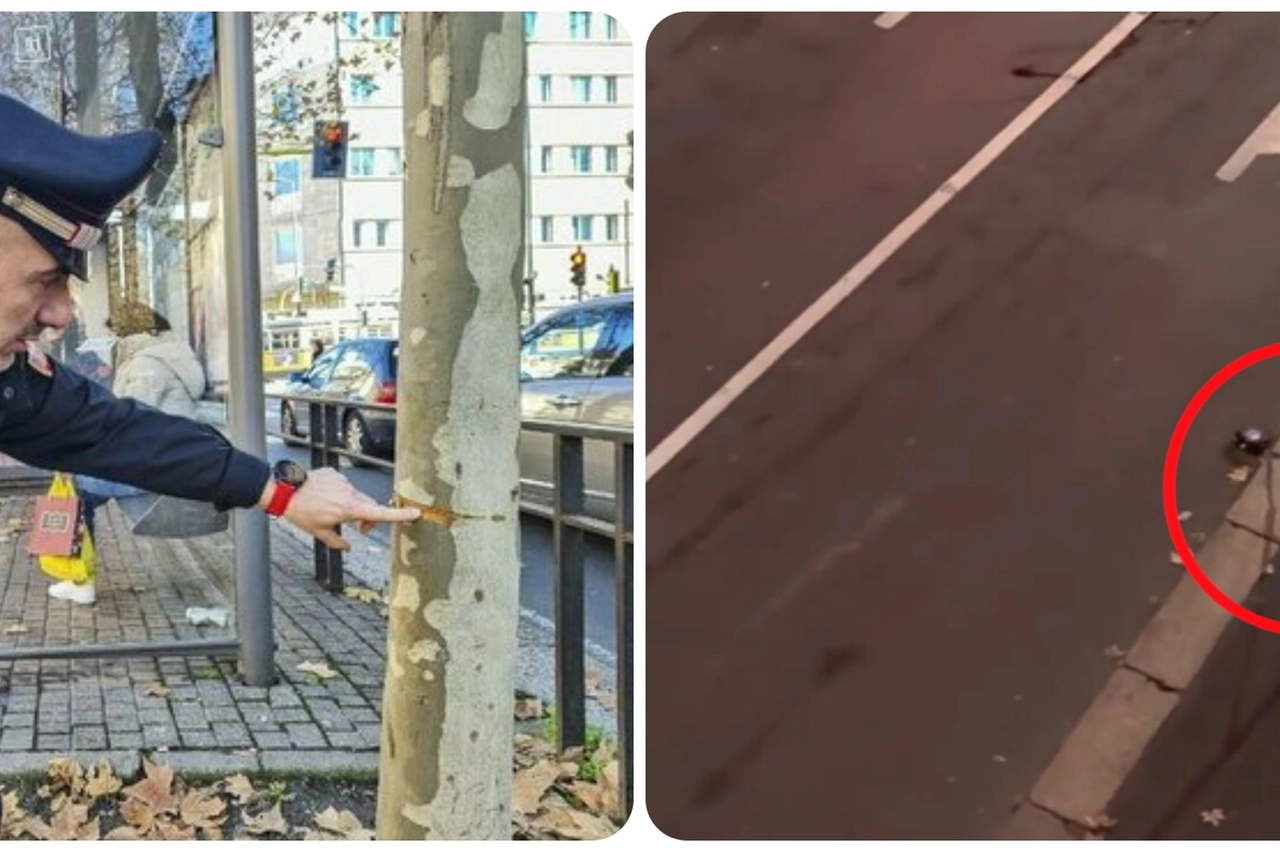 Milano, cavo d'acciaio in viale Toscana