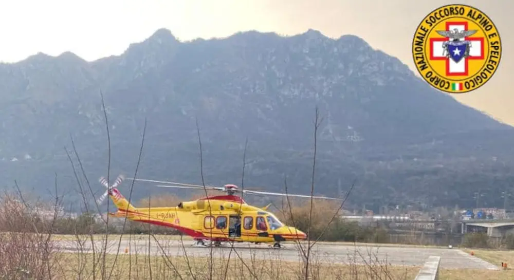 Lecco, colpito da scarica di sassi durante arrampicata in montagna: salvato scalatore