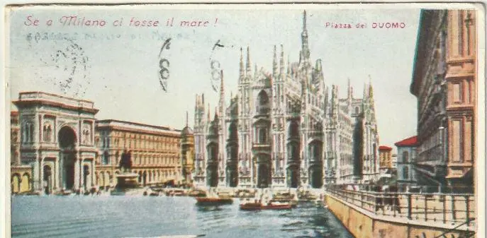 El mar de Milan el Comun de Cervia nel 1907